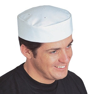 Denny's White Cotton Skull Cap (DG31)
