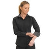 Shirt. DH205 (Ladies' Stretch Slim Fit Shirt With Grey Contrast)